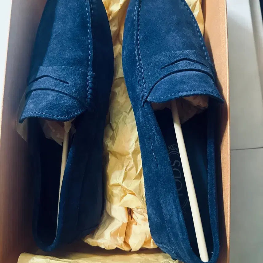 [BUNJANG] Tod's Navy Suede Loafers / 토즈 스웨이드 네이비 로퍼