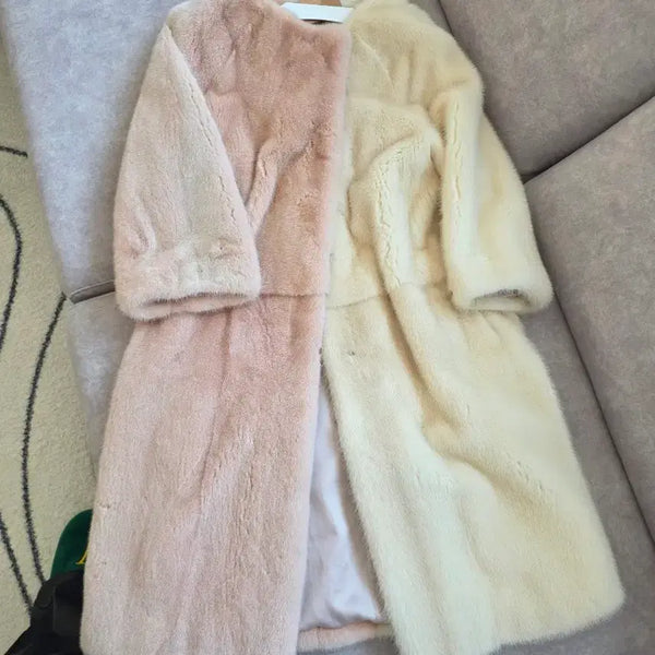[BUNJANG] Copenhagen Purple Mink Coat Size 55 / 밍크코트 55 코펜하겐 퍼플