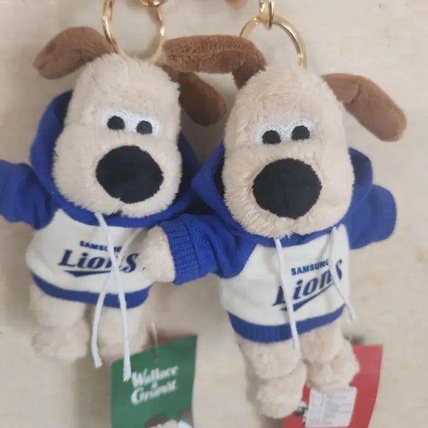 [BUNJANG] Samsung Lions Gromit Doll Keychain / 삼성라이온즈 그로밋인형 키링