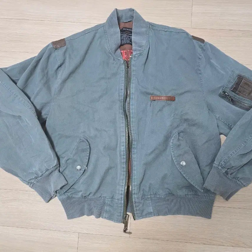 [BUNJANG] AVIREX Lucky Lindy MA-1 Cotton Bomber Jacket / 아비렉스 AVIREX MA-1 럭키 린디 린드버그 코튼 봄버 자켓  L