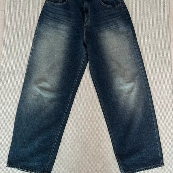 [BUNJANG] NOIAGO Balloon Denim Pants (Blue) L / 노이아고 벌룬 데님 팬츠 (블루) L