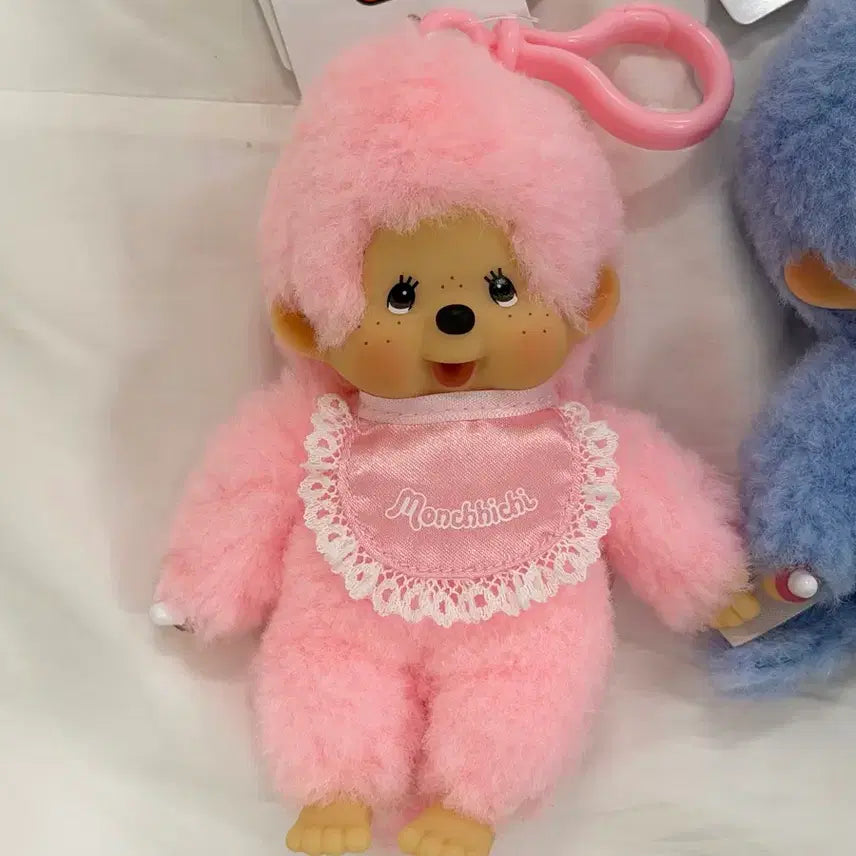 [BUNJANG] Monchhichi Lace Keyring Pink / 몬치치 레이스 키링 핑크