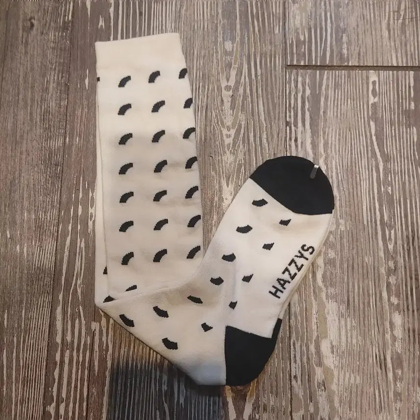 [BUNJANG] Hazzys Women's Knee-High Socks White / 헤지스 여성용 니삭스 화이트