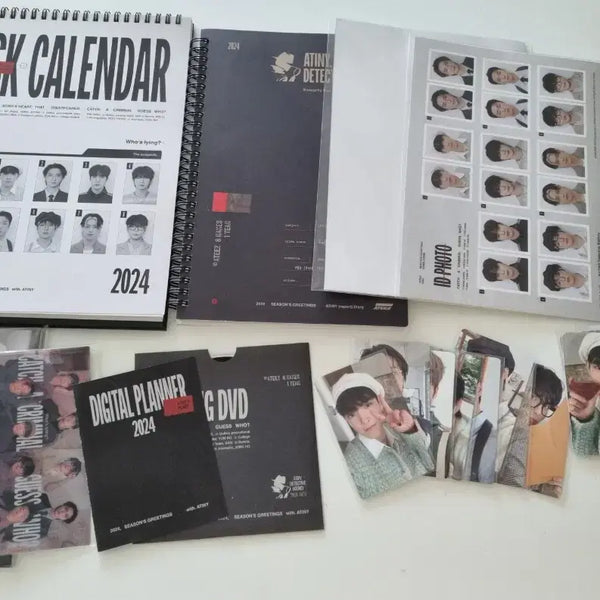 [BUNJANG] ATEEZ 2024 Season's Greetings POB Bundle Set / 특전포함)에이티즈 2024 시즌그리팅 시그 풀세트