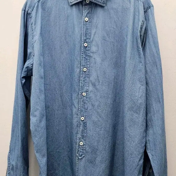 [BUNJANG] ERAL 55 GHERARDI Denim Shirt / ERAL 55 GHERARDI 데님 셔츠
