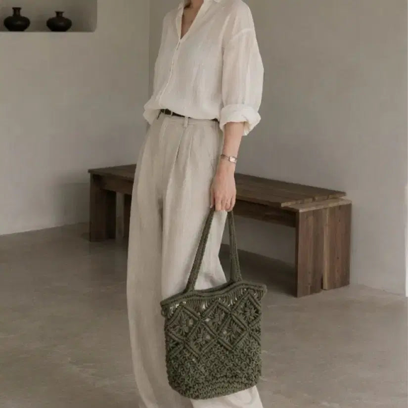 [BUNJANG] Rattan Mini Tote Bag Collection / 새상품)네트백 토트백 숄더백 여름 가방 백 핸드백 니트가방 그물가방