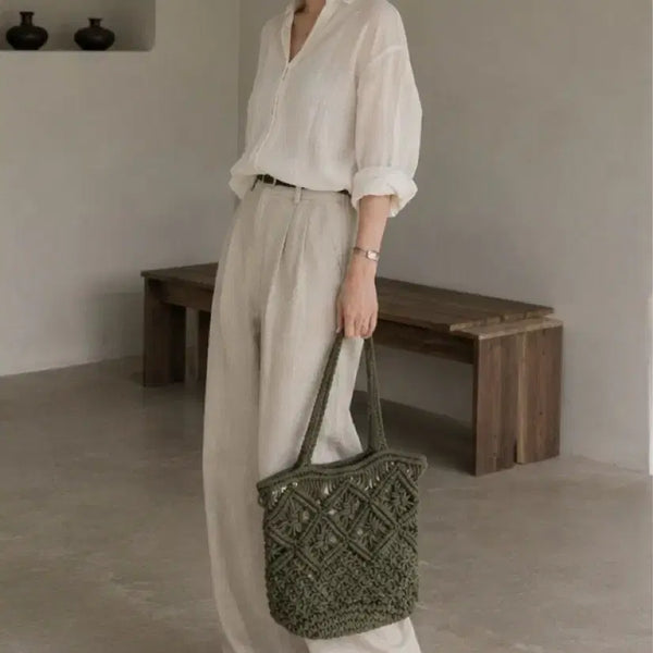 [BUNJANG] Rattan Mini Tote Bag Collection / 새상품)네트백 토트백 숄더백 여름 가방 백 핸드백 니트가방 그물가방