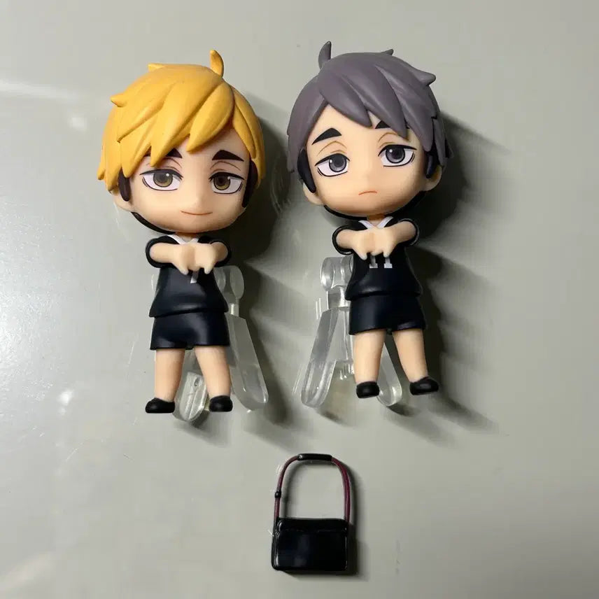 [BUNJANG] Haikyuu! Miya Atsumu & Osamu Nendoroid Figure Set / (원가이하) 하이큐 미니넨도 미야 아츠무 오사무 가방 피규어 넨도로이드
