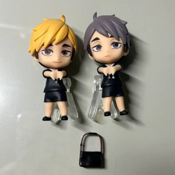 [BUNJANG] Haikyuu! Miya Atsumu & Osamu Nendoroid Figure Set / (원가이하) 하이큐 미니넨도 미야 아츠무 오사무 가방 피규어 넨도로이드