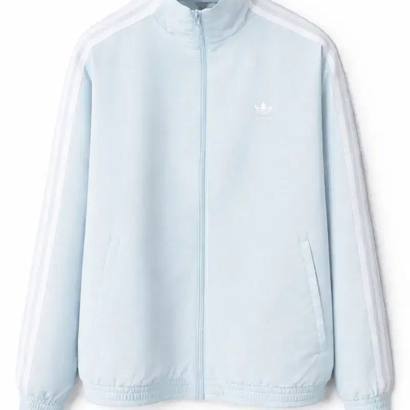 [BUNJANG] Adidas Pastel Sky Blue Windbreaker Jacket / 아디다스 파스텔 하늘색 바람막이 아노깔