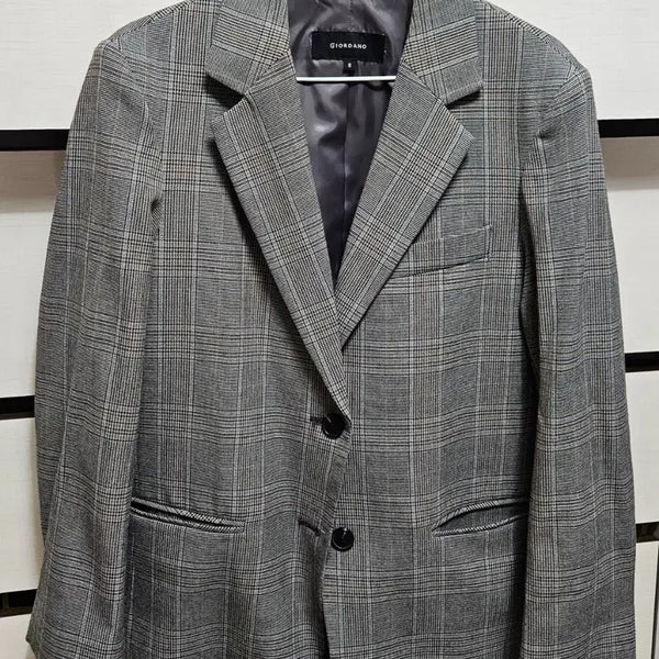 [BUNJANG] Giordano Check Jacket Size S / 지오다노 체크 자켓 (S 사이즈)