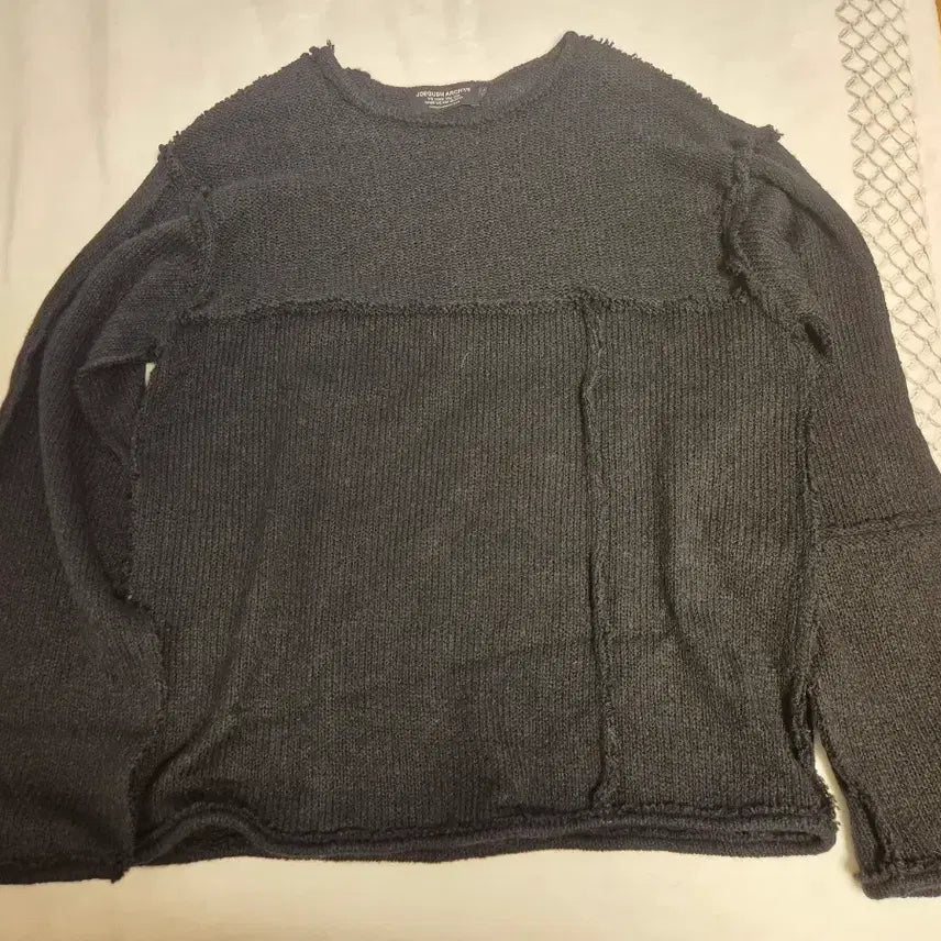 [BUNJANG] Joggersh Wool Knit Black Sweater / 조거쉬 울니트 블랙 2