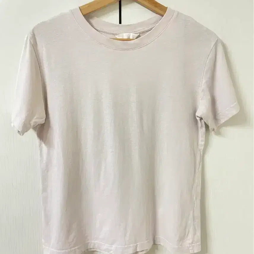[BUNJANG] COS HM Pink T-Shirt Short Sleeve Top / 코스 hm 연핑크 티셔츠 반팔 탑