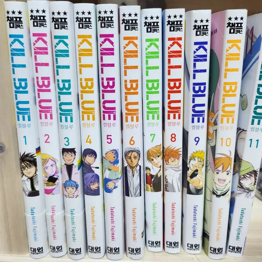 [BUNJANG] Kill Blue Vol. 1-11 First Edition Set with Animate Bonus / 킬블루 1-11권 올초판(애니메이트 특전포함)