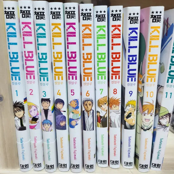 [BUNJANG] Kill Blue Vol. 1-11 First Edition Set with Animate Bonus / 킬블루 1-11권 올초판(애니메이트 특전포함)