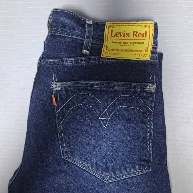 [BUNJANG] Levi's Red 505 Hemp Blend Denim Jeans (W30) / (30 희귀) 리바이스레드505 R탭 헴프원단 데님팬츠