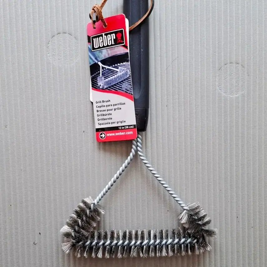 [BUNJANG] Weber 12-inch (30cm) Large Grill Brush / 미사용 캠핑용품 웨버 그릴 브러쉬 12인치(30cm) 대형