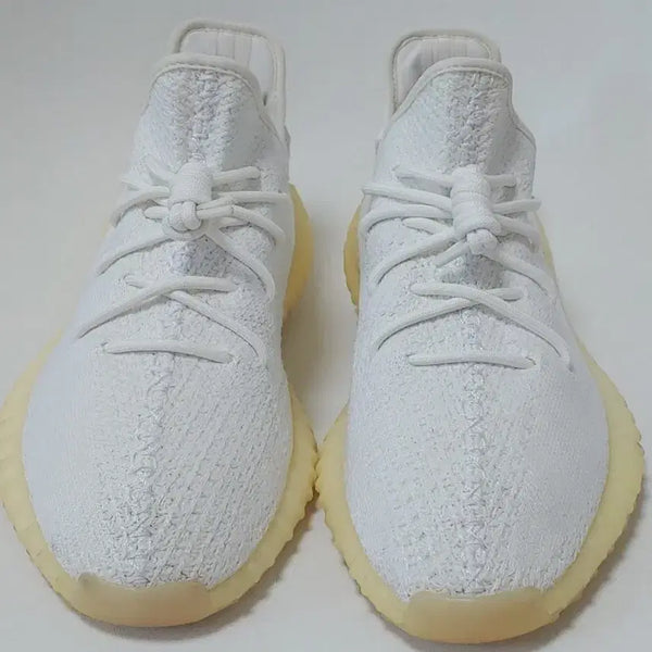 [BUNJANG] Adidas Yeezy Boost 350 V2 Cream Triple White Sneakers / 아디다스 이지 부스트 350 V2 크림/트리플 화이트 285
