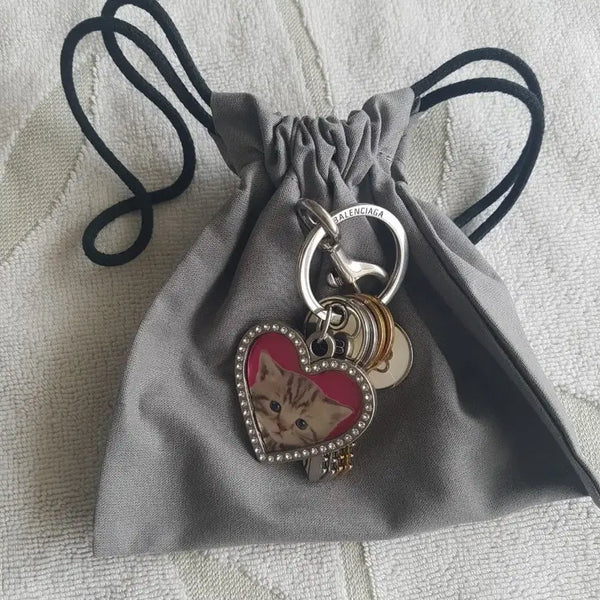 [BUNJANG] Balenciaga Heart Charm Keyring / 발렌시아가 하트 참/키링