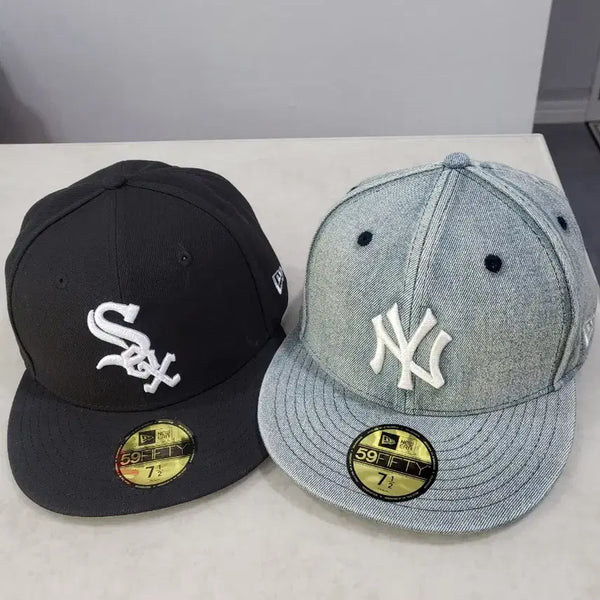 [BUNJANG] New Era 2-Type Denim Snapback Baseball Cap / 뉴에라 데님 스냅백 볼캡 야구모자(7/12) 59.6cm