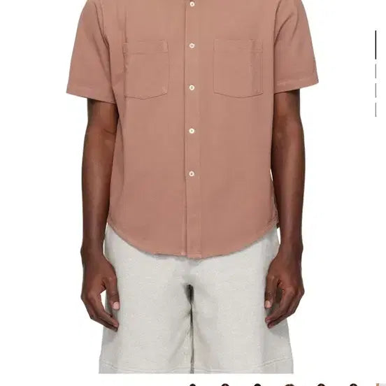 [BUNJANG] XL Lady White Pink Spread Collar Shirt / [XL] 레이디 화이트 핑크 스프레드 칼라 셔츠 (피크 워크 셔츠)
