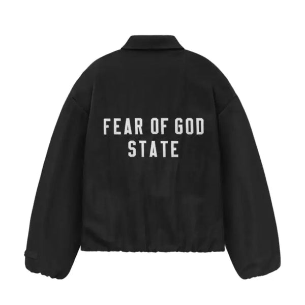 [BUNJANG] Fear of God Essentials Textured Nylon Trucker Jacket (S) / 피어오브갓 에센셜 텍스쳐드 나일론 트러커 자켓  S