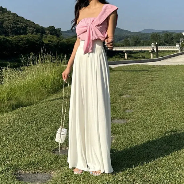 [BUNJANG] Nashowjung Magic Fit Ver.4 Long Version Pin Tuck Wave Full Long Wide Pleated Pants / 나쇼중 매직핏 Ver.4 롱버전 핀턱 물결 훌 롱 와이드 주름 팬츠