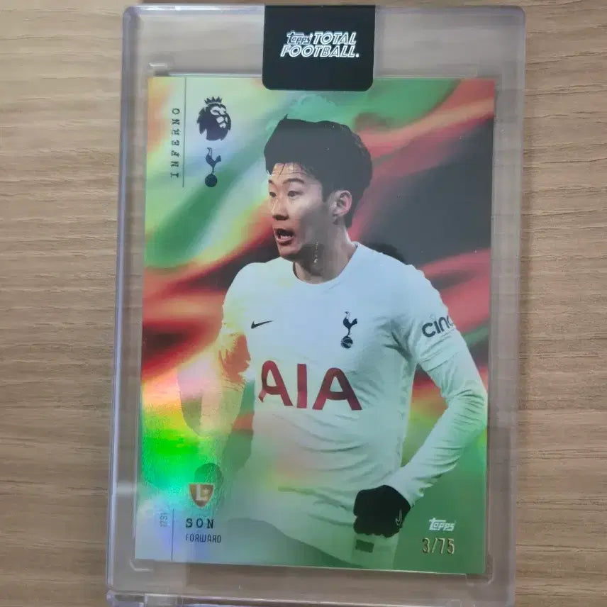[BUNJANG] Son Heung-min Topps TTF Inferno Limited Edition 75 Card / 손흥민 Topps TTF Inferno 75한정 카드