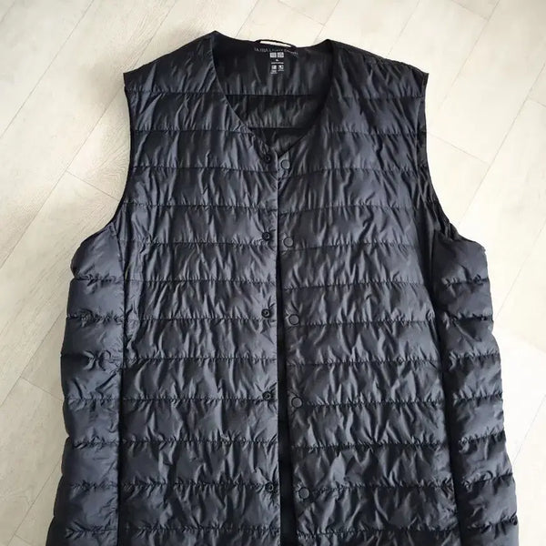 [BUNJANG] Uniqlo Lightweight Padded Vest XL / 유니클로 경량 패딩 조끼 블랙 XL
