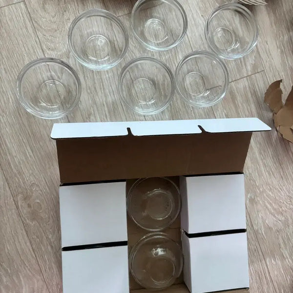 [BUNJANG] Glass Bowls (Set of 12) / 피부실기 유리볼 12개
