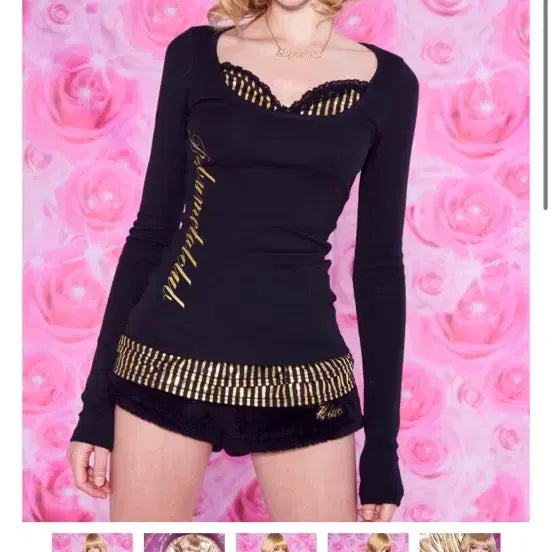 [BUNJANG] Disco Frill Top (Black) / Disco frill top (black) 디스코 프릴탑