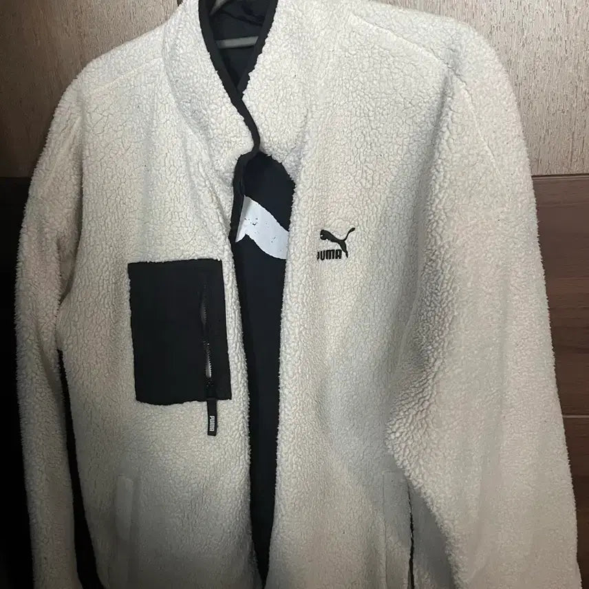 [BUNJANG] Puma Reversible Fleece Jacket / 푸마 플리스 리버시블 자켓