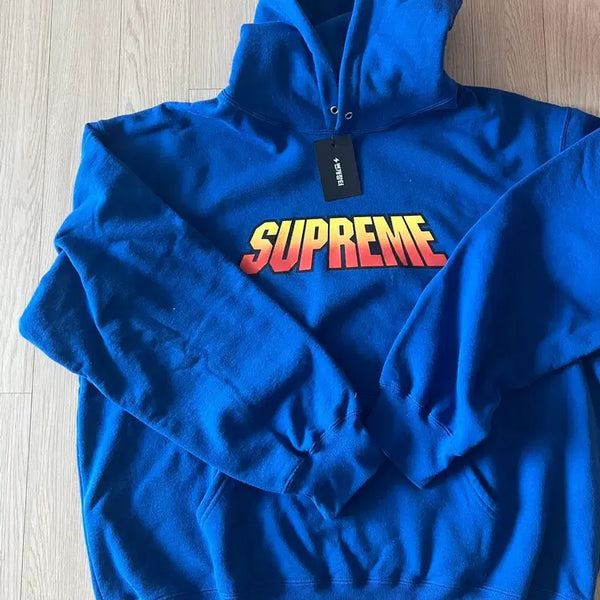 [BUNJANG] Supreme Gradient Hoodie Sweatshirt Royal / [XL] 슈프림 그라이언트 후드 스웻셔츠 로열