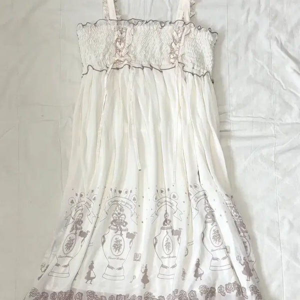 [BUNJANG] Latte Vintage Dress / 라떼맛 빈티지 원피스 라떼갸루 히메갸루 로걀 페어리 엑시즈팜