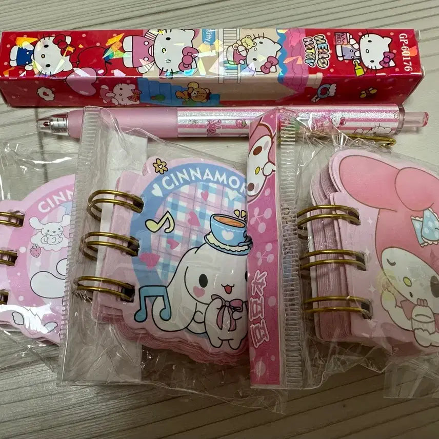 [BUNJANG] Hello Kitty My Melody Cinnamoroll Stationery Set / 헬로키티 마이멜로디 시나모롤 문구 세트