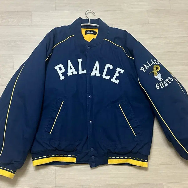 [BUNJANG] Palace Goat Varsity Jacket Navy / [XL] 팔라스 고트 바시티 자켓 네이비