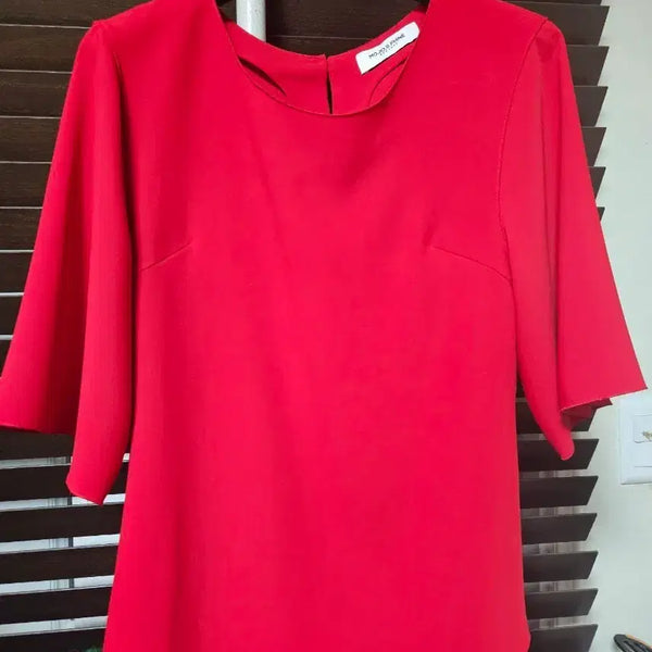 [BUNJANG] MOJO.S.PHINE Red Blouse Size 55 / 모조에스핀 레드 블라우스 55사이즈