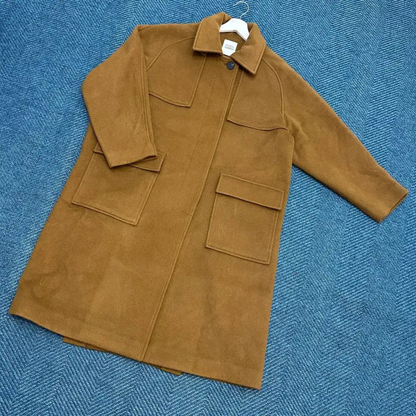 [BUNJANG] Studio Tomboy Balmacaan Coat Women's Size 80 / [여성80] 스튜디오톰보이 발마칸 코트 만원샵