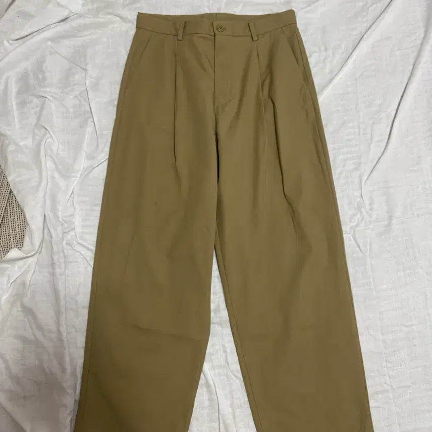 [BUNJANG] Brown Yard Beige Cotton Pants / (초급처)브라운야드 베이지 코튼팬츠 1
