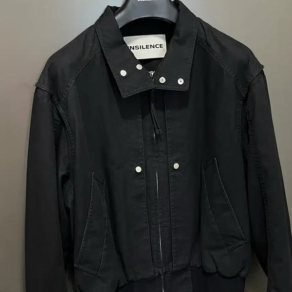 [BUNJANG] In Silence Washed Astro Jacket Black / 인사일런스 워시드 아스트로 자켓 BLACK