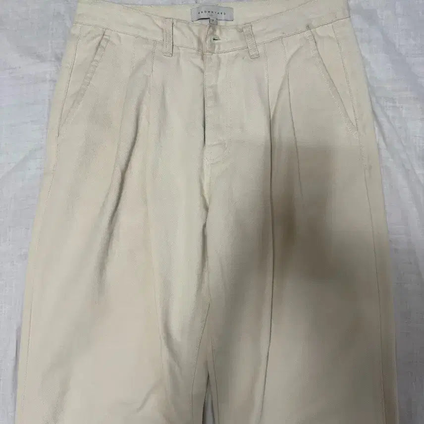 [BUNJANG] Brown Yak Ivory Cotton Denim Pants / (초급처)브라운야드 아이보리 코튼 데님 2
