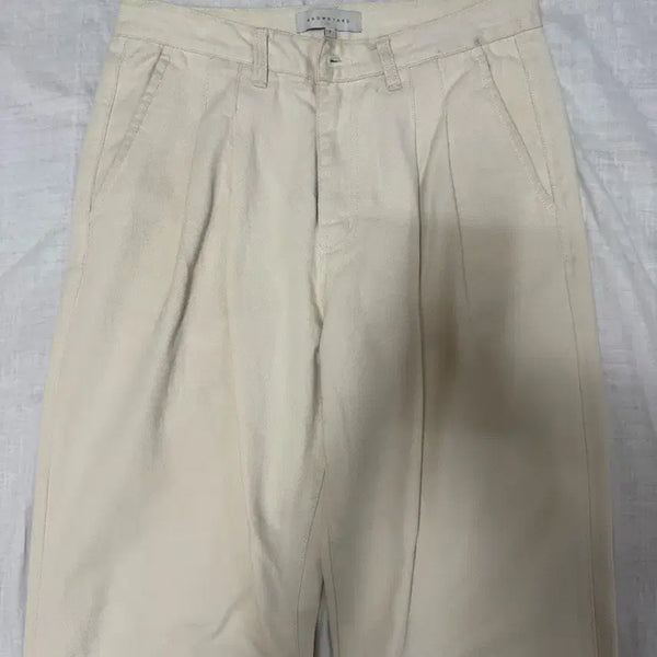 [BUNJANG] Brown Yak Ivory Cotton Denim Pants / (초급처)브라운야드 아이보리 코튼 데님 2