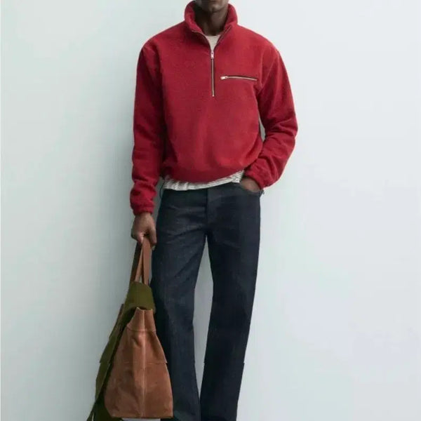 [BUNJANG] Zara Fleece Zip Sweatshirt / [M]자라 플리스 지퍼 스웨트셔츠