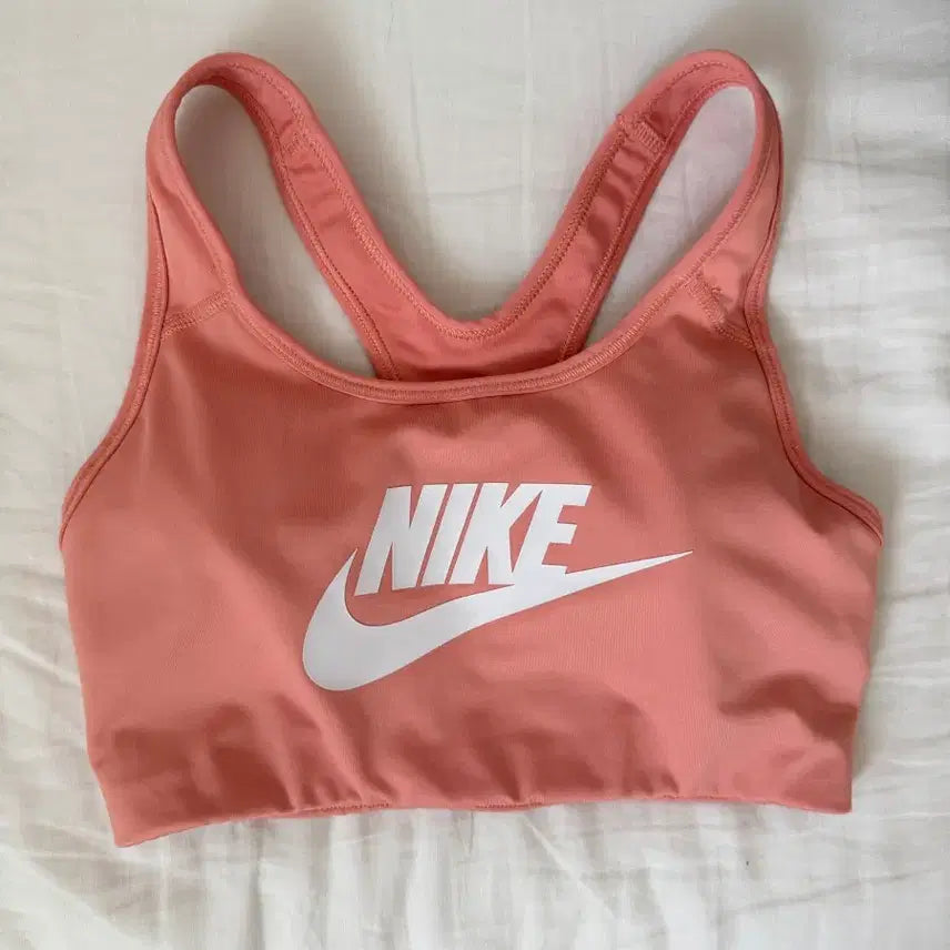 [BUNJANG] Nike Pink Sports Bra Top M / 나이키 핑크 브라탑 M