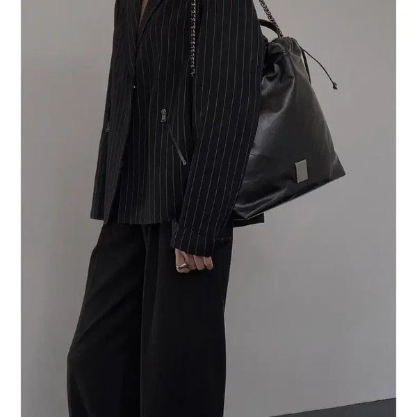 [BUNJANG] Couronne Pilloti Leather Shoulder Chain Bag / 쿠론 필로티 소가죽 숄더체인백