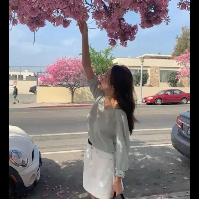 [BUNJANG] TANNAT Denim Skirt (M) / 타낫 데님 스커트M 화이트,블랙 (새상품)