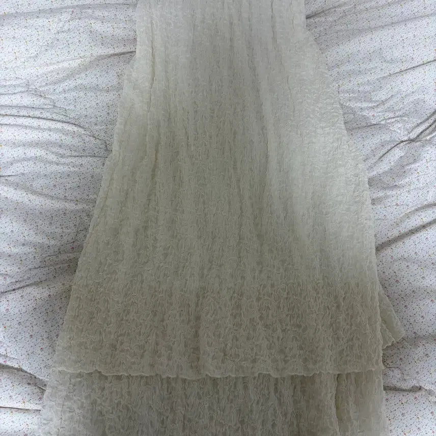 [BUNJANG] Jennio White Long Skirt / 제니오 화이트 롱스커트