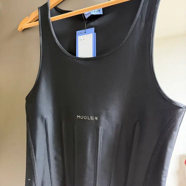 [BUNJANG] H&M Mugler Corset Sleeveless Top / [ H&M x 뮈글러 ] 코르셋 슬리브리스