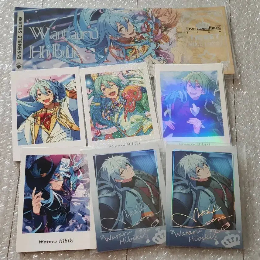 [BUNJANG] Ensemble Stars Wataru Posh Photo Card Bundle Set / 앙스타 와타루 파샷츠 파샤 포토카드 일괄