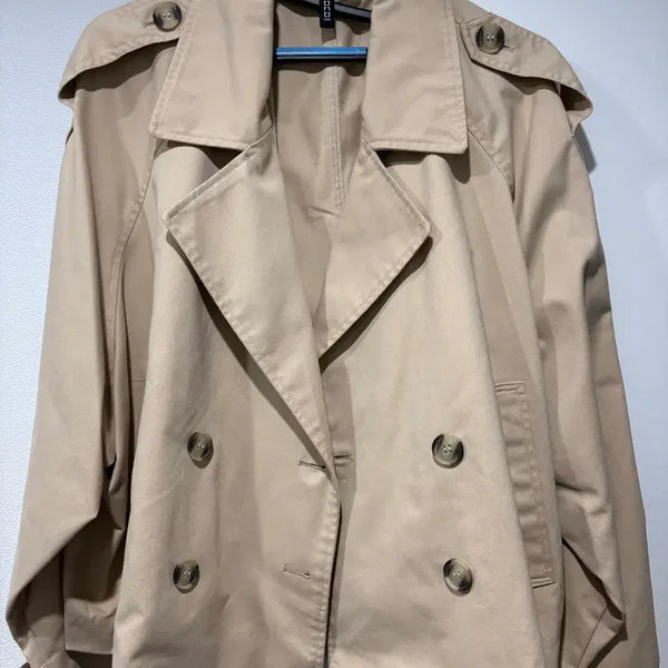 [BUNJANG] H&M Beige Trench Coat / H&M 바바리자켓